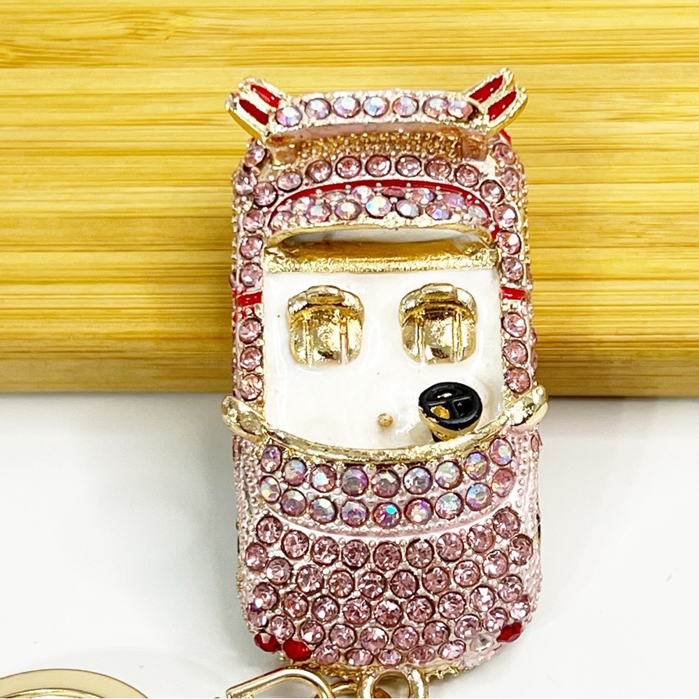 Luxury Bling Car Keychain | Rhinestone Crystal Key Ring - Picture 12 of 14